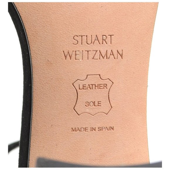 Stuart Weitzman Morepearls Studded Sandals Heels 5.5 M - Picture 8 of 8